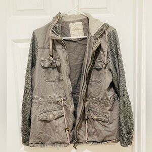 Angel Kiss Los Angeles size 1X Gray Grunge Style Jacket